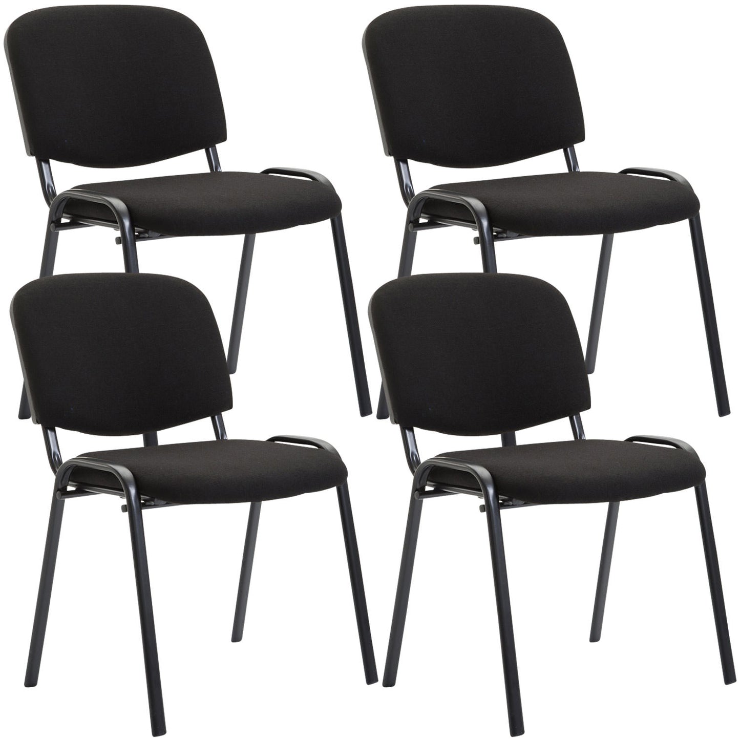 4er Set Besucherstuhl Ken Stoff | homemem39