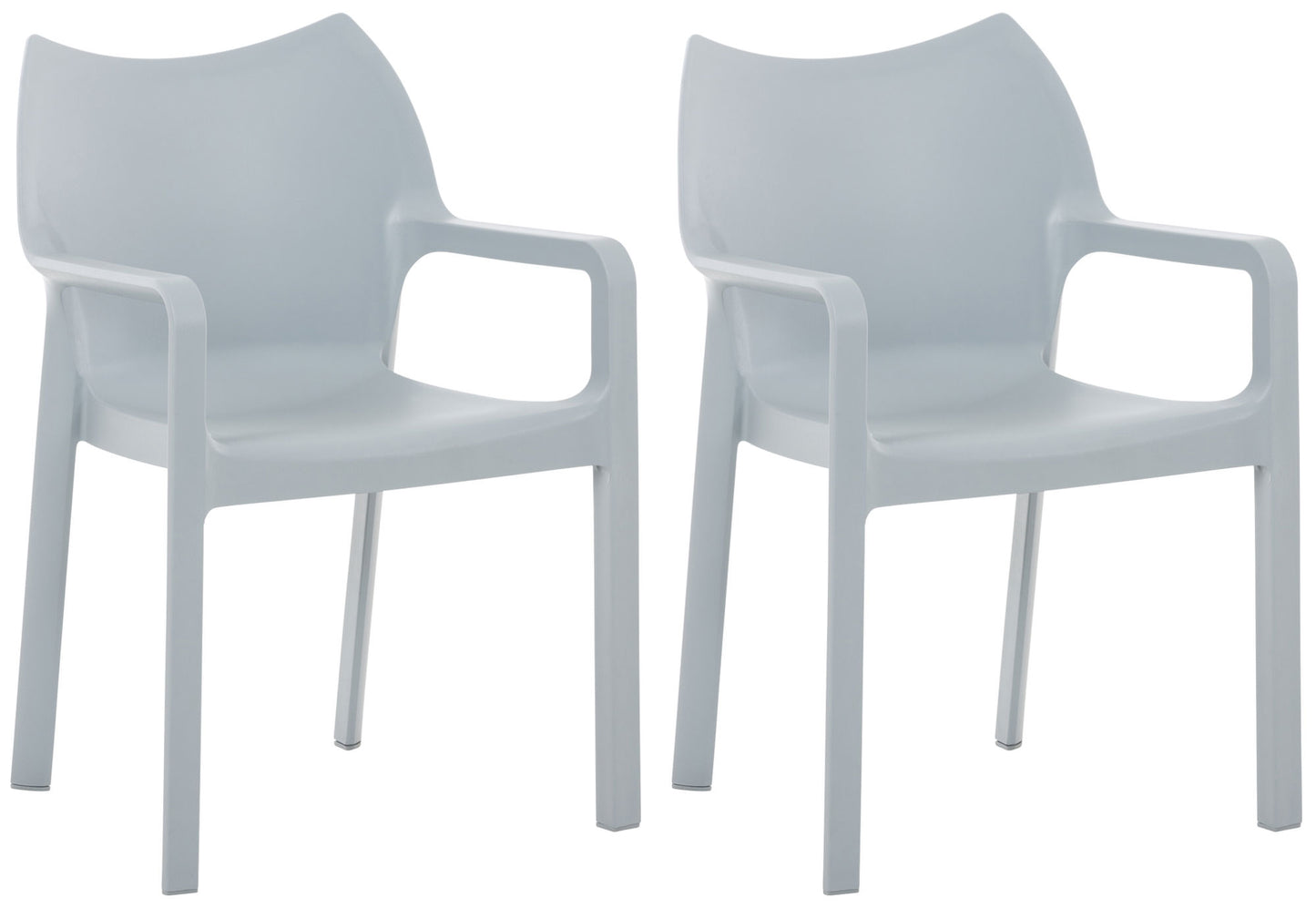 2er Set Stapelstuhl Diva | homemem39