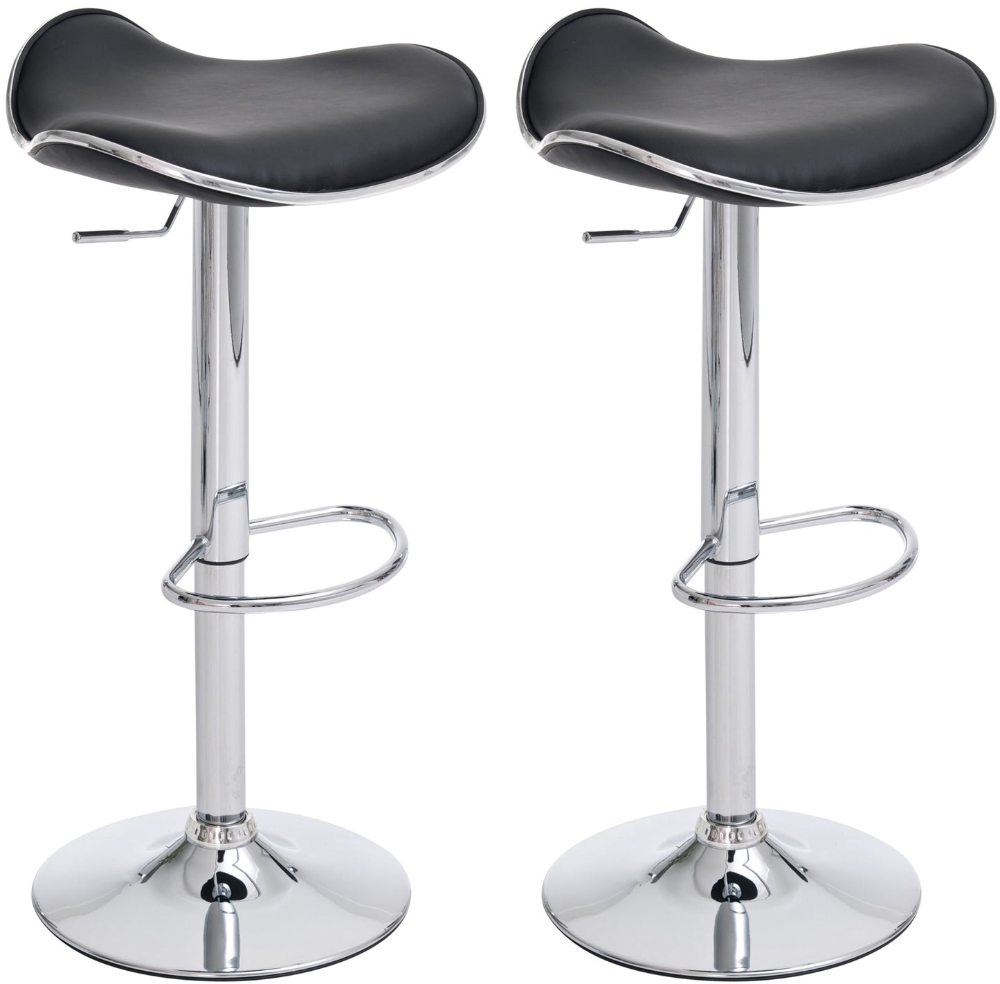 2er Set Barhocker Shanghai Kunstleder | homemem39