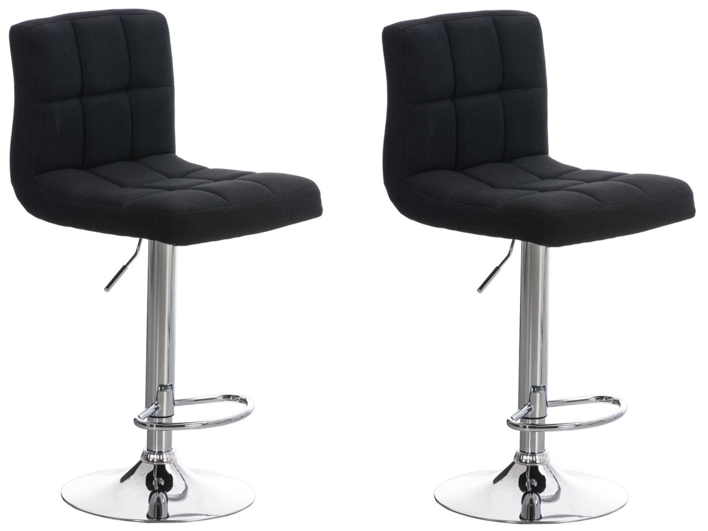 2er Set Barhocker Peru Stoff | homemem39