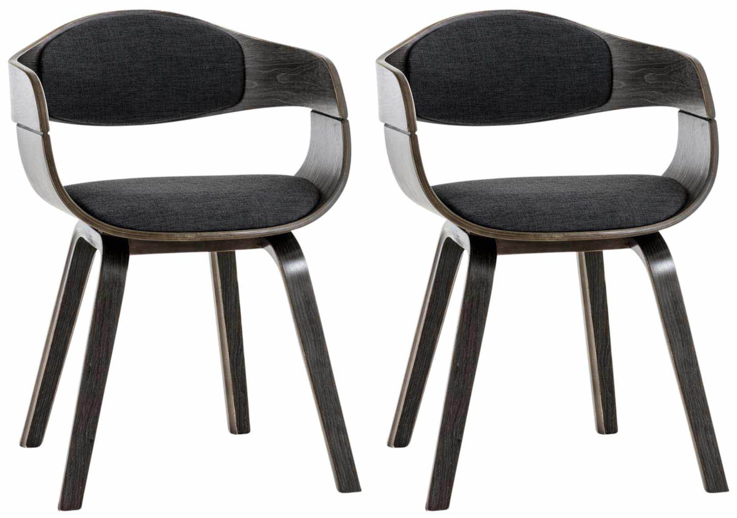 2er Set Stühle Kingston Stoff | homemem39