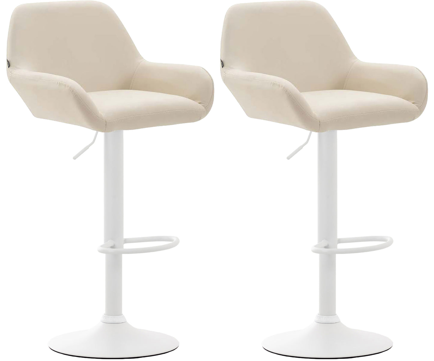 2er Set Barhocker Braga Kunstleder | homemem39