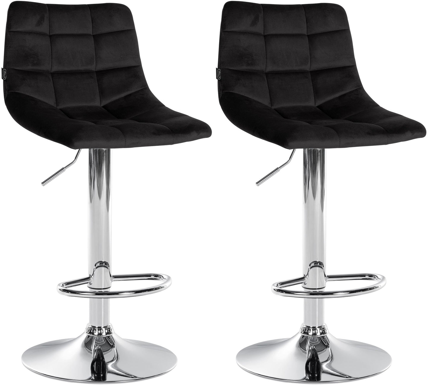 2er Set Barhocker Jerry Samt