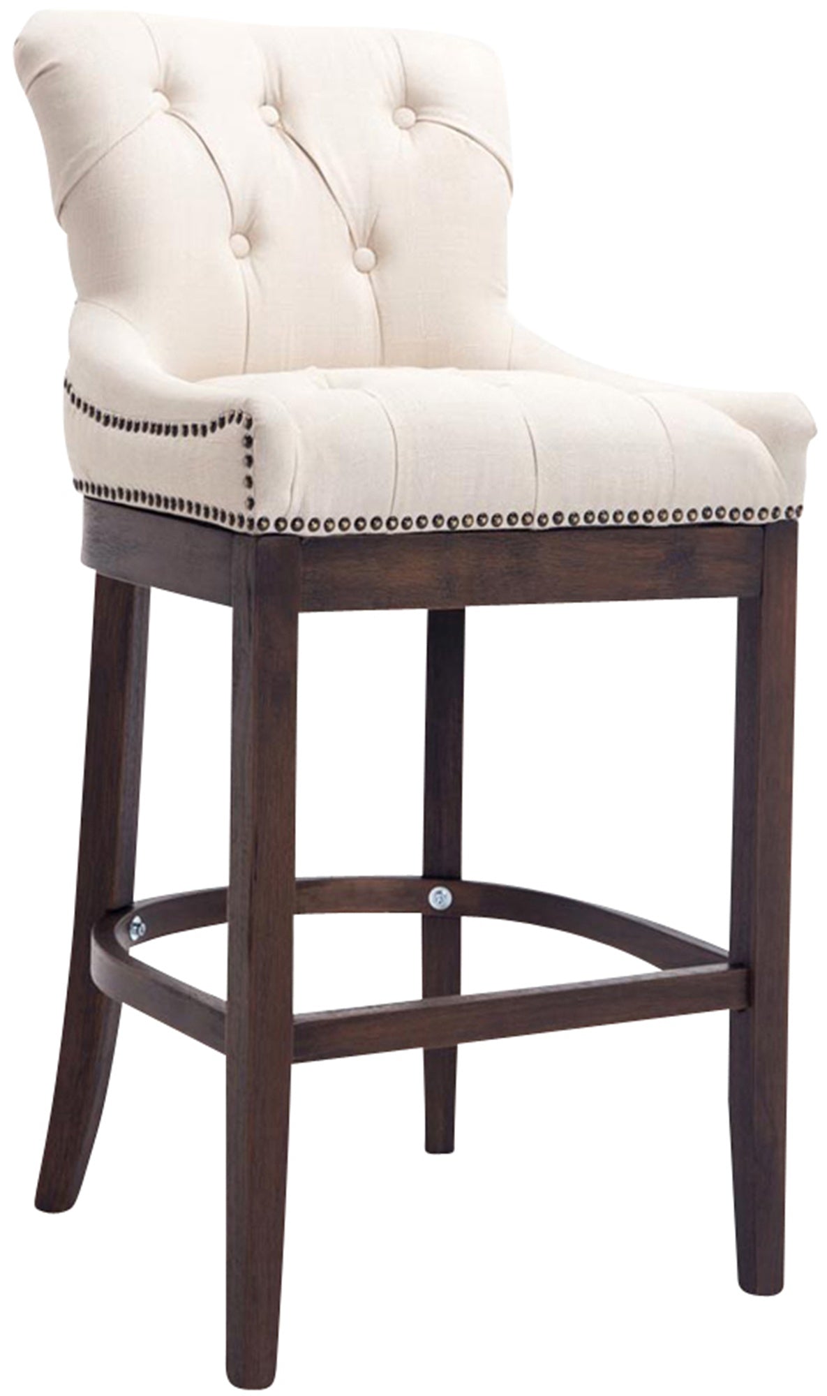 Barhocker Lakewood Stoff, Antik-dunkel | homemem39