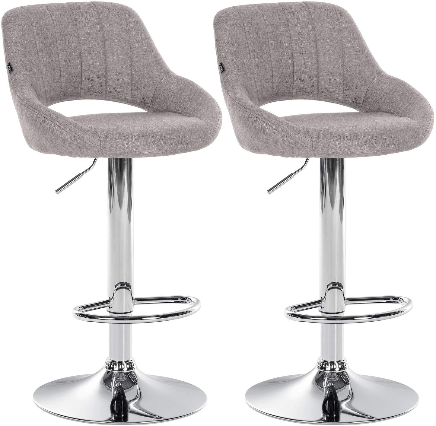 2er Set Barhocker Milet Stoff