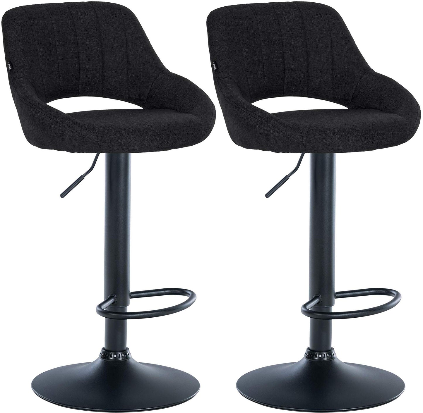 2er Set Barhocker Milet Stoff