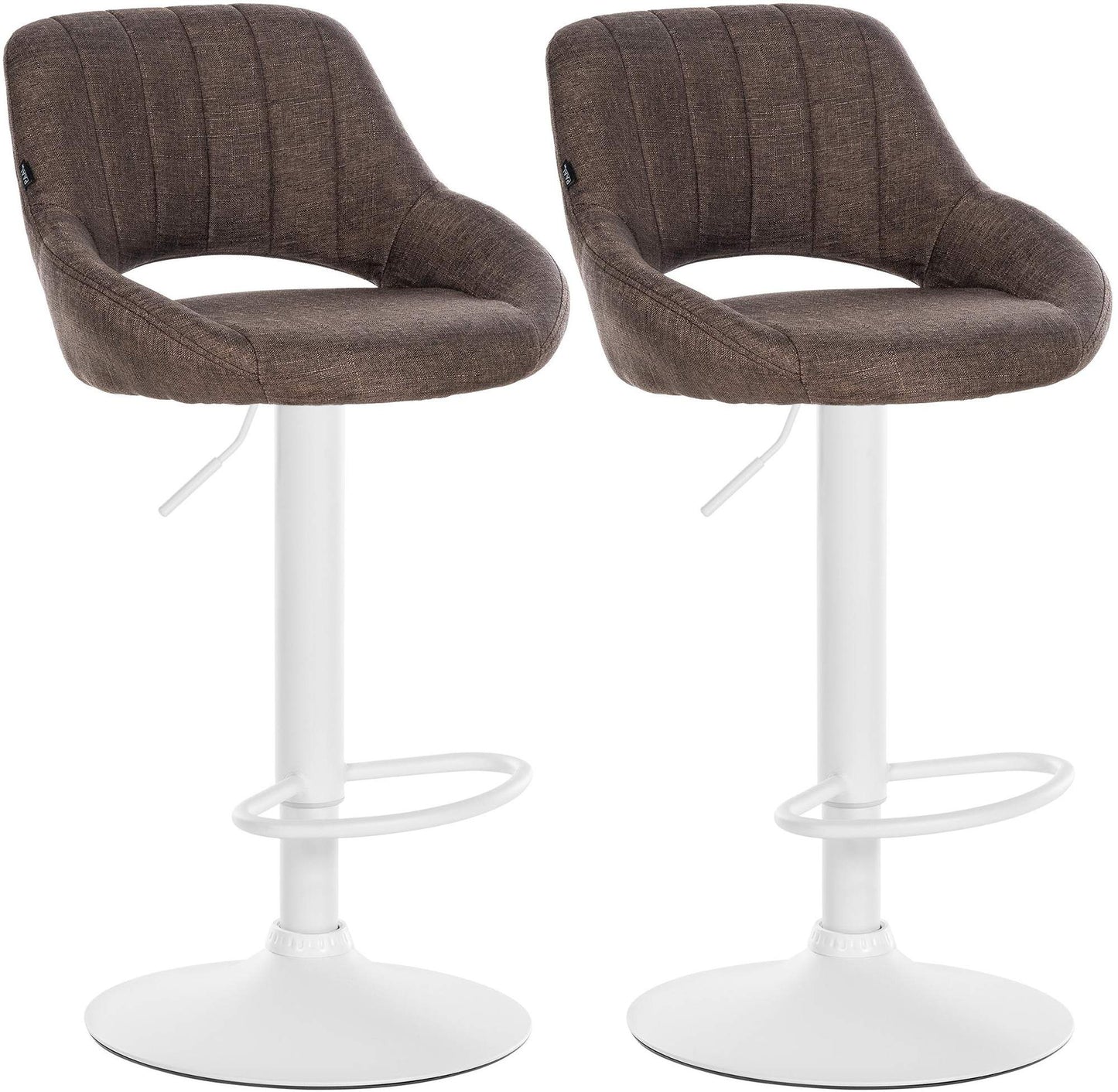 2er Set Barhocker Milet Stoff