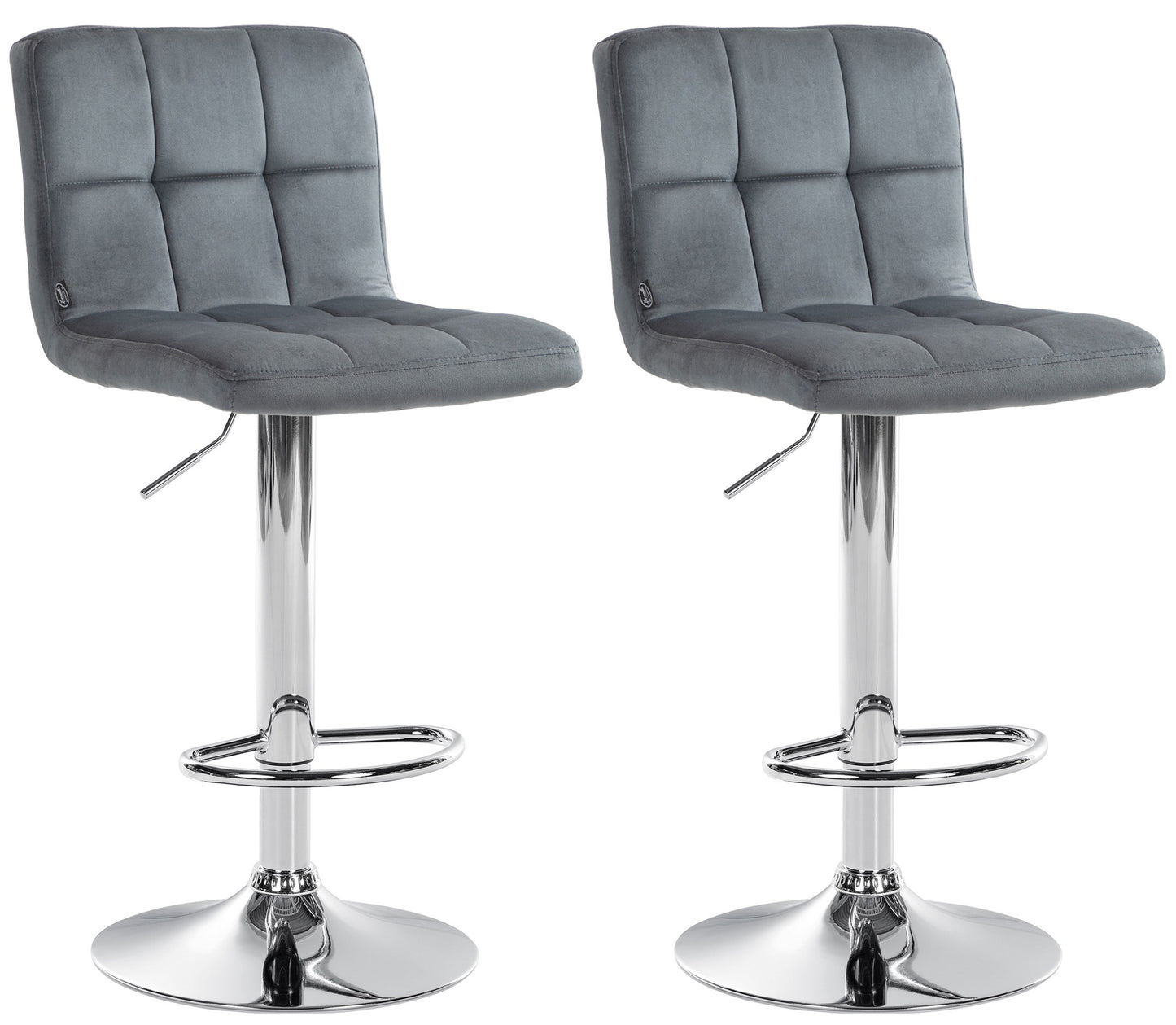 2er Set Barhocker Peru Samt