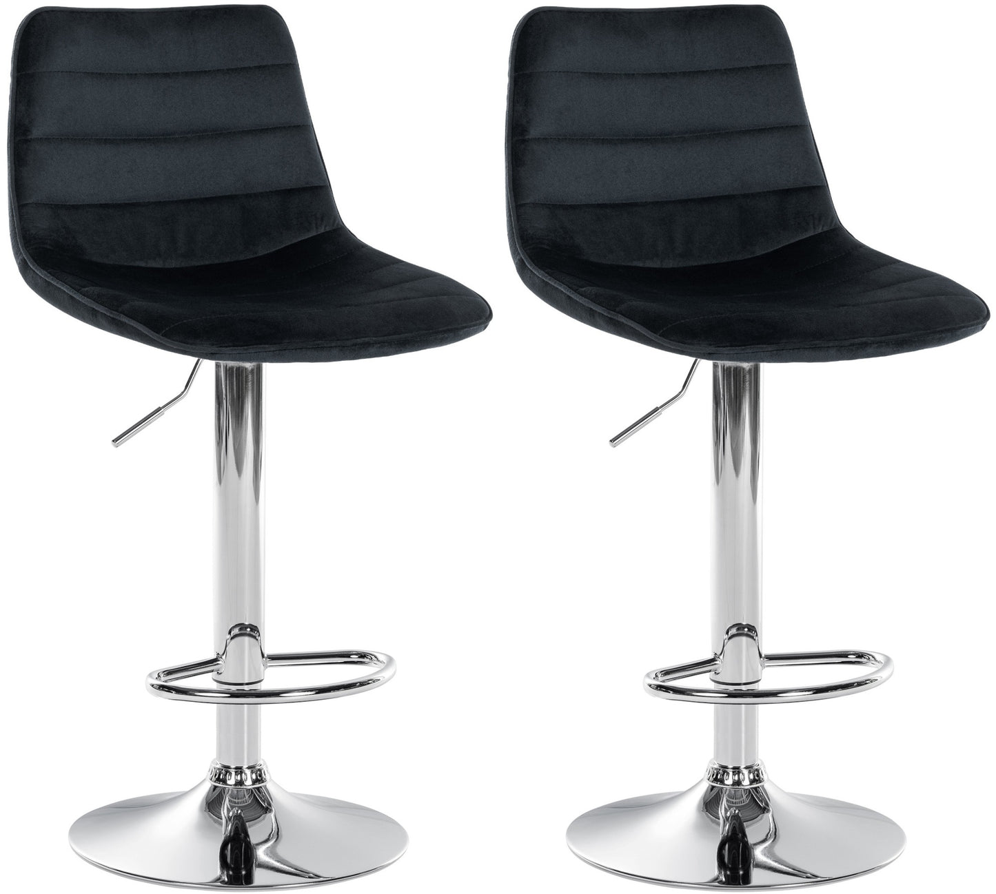 Barhocker Lex Samt 2er Set - homemem39