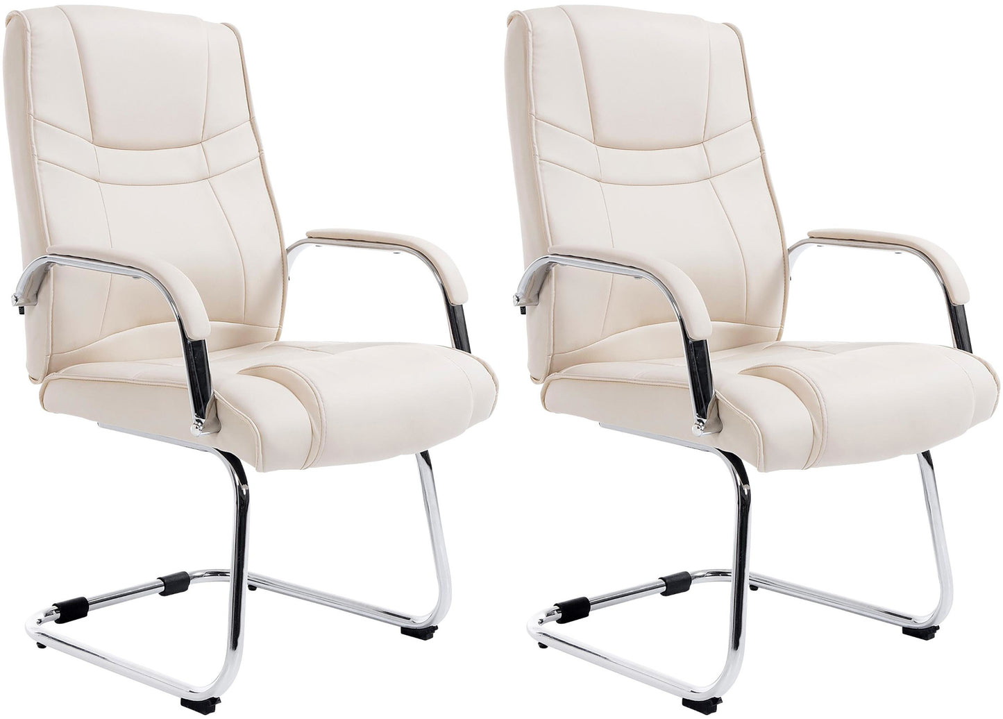 Set di 2 sedie Attila in similpelle