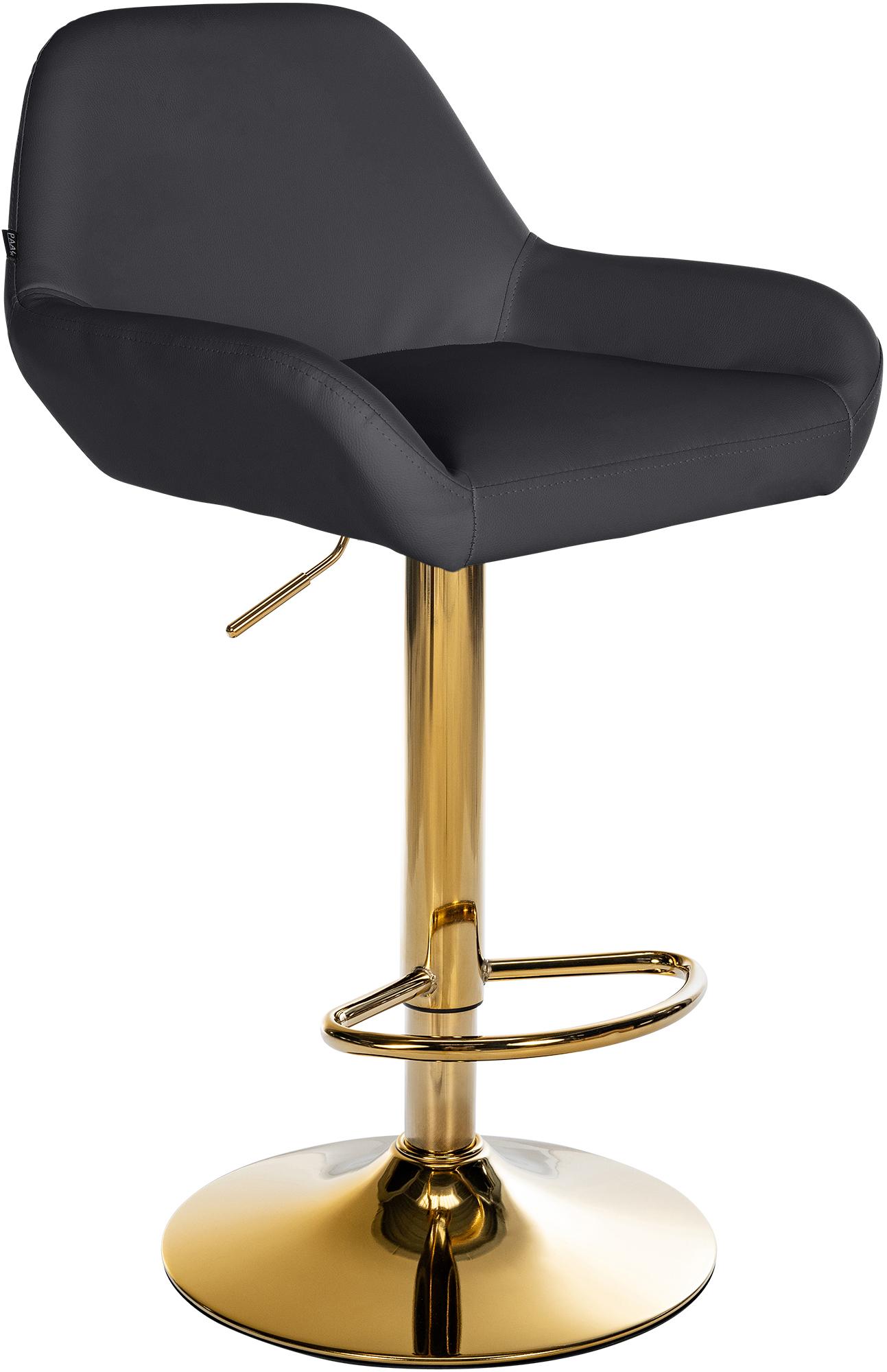 Barhocker Braga Gold Kunstleder - homemem39