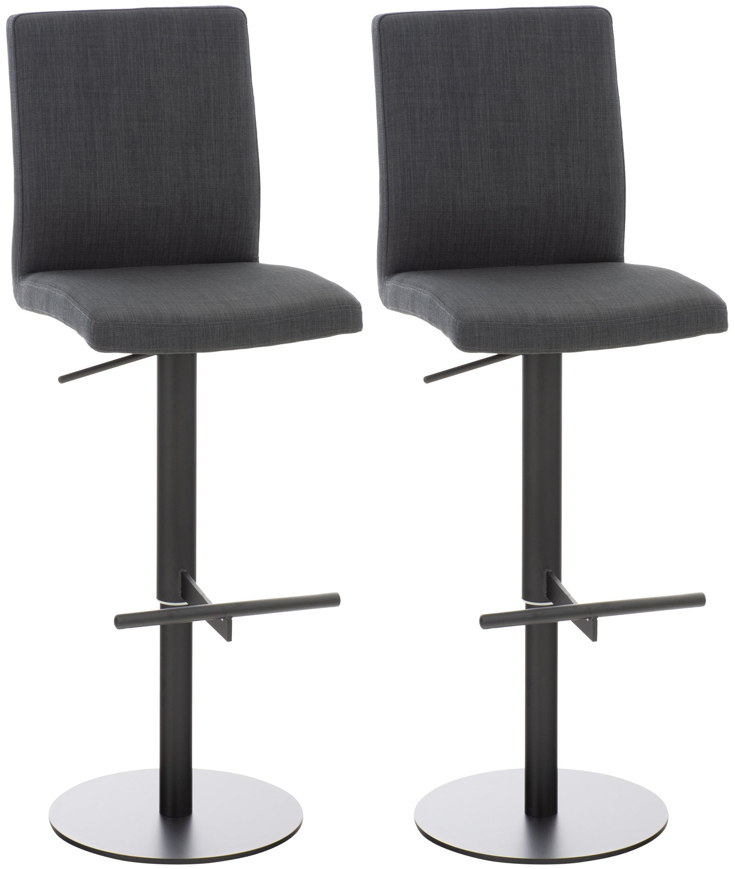 2er Set Barhocker Cadiz Stoffbezug | homemem39