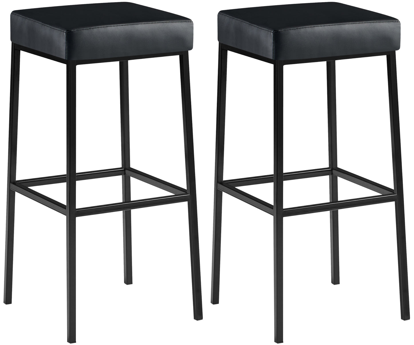 2er Set Barhocker Montreal Kunstlederbezug | homemem39