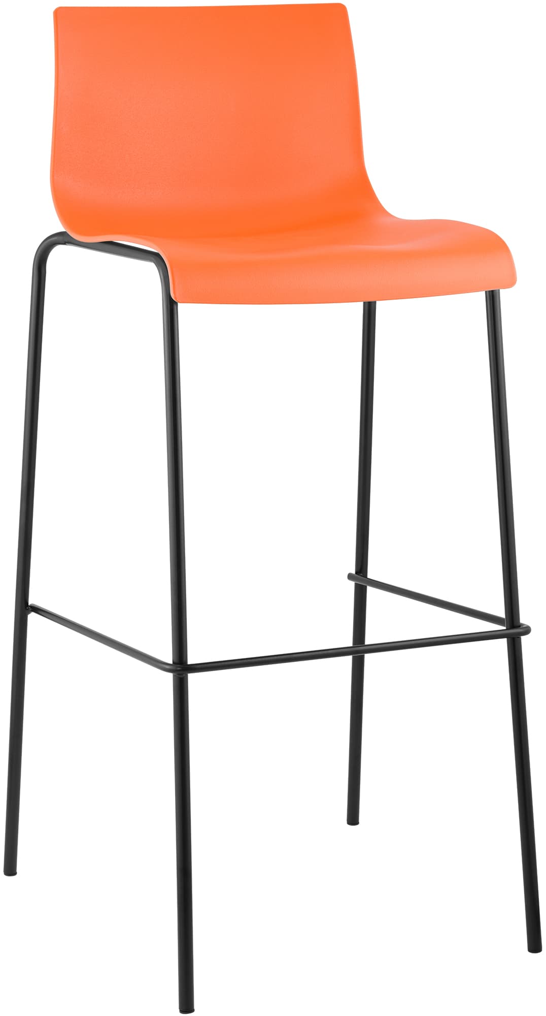 Barhocker Hover Kunststoff 4-Fuß Gestell | homemem39