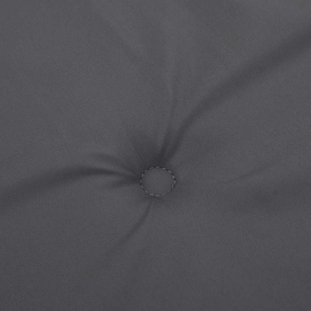 Cuscino per Panca Antracite 100x50x4 cm in Tessuto Oxford - homemem39