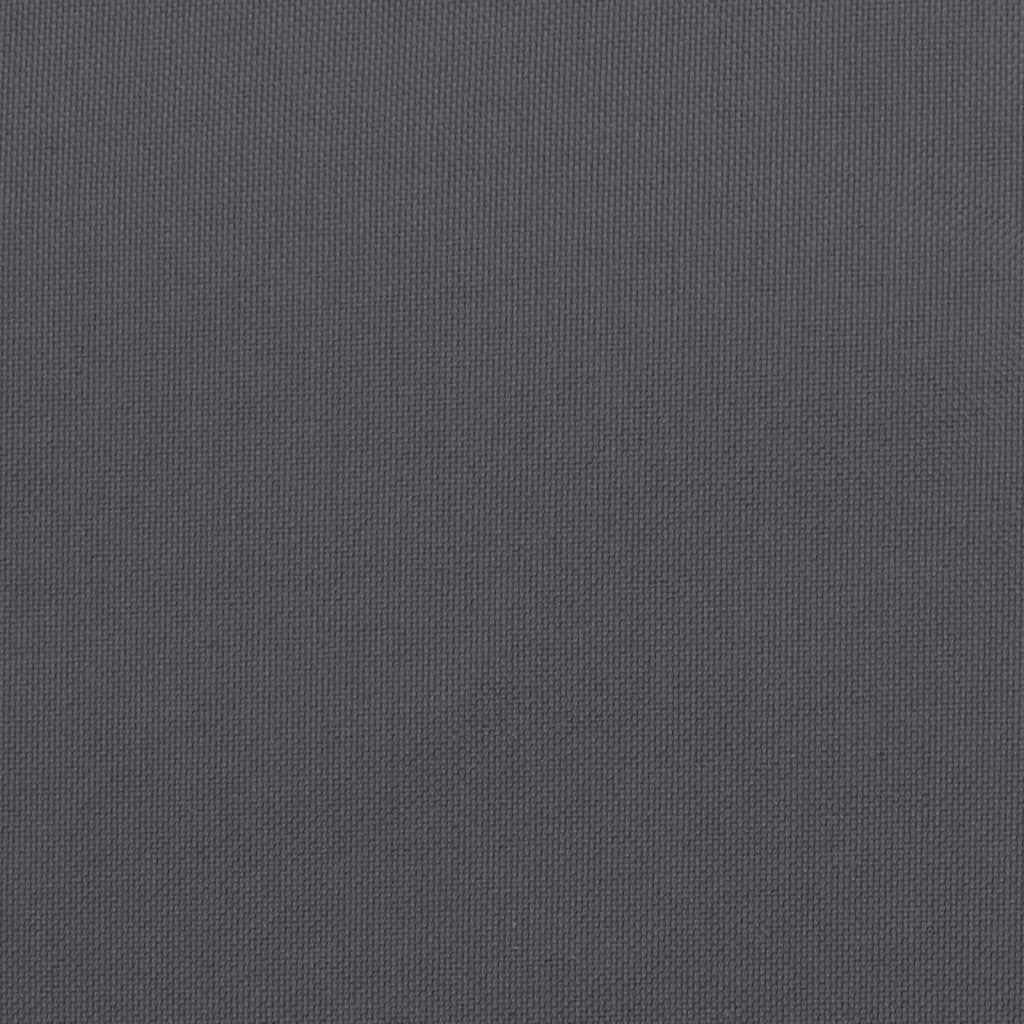 Cuscino per Panca Antracite 150x50x3 cm in Tessuto Oxford - homemem39