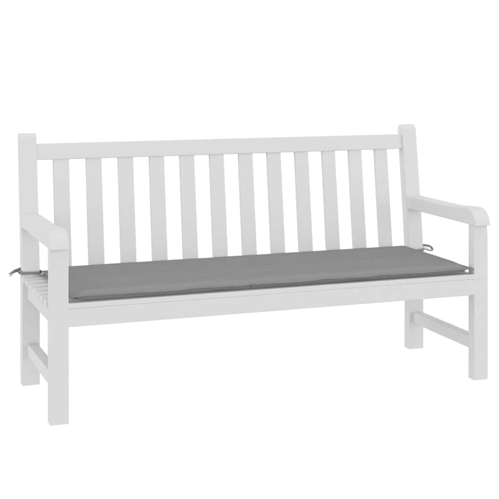 Cuscino per Panca Grigio 150x50x4 cm in Tessuto Oxford - homemem39