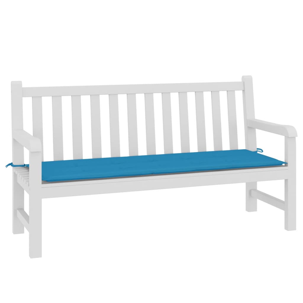 Cuscino per Panca Blu 150x50x3 cm in Tessuto Oxford - homemem39