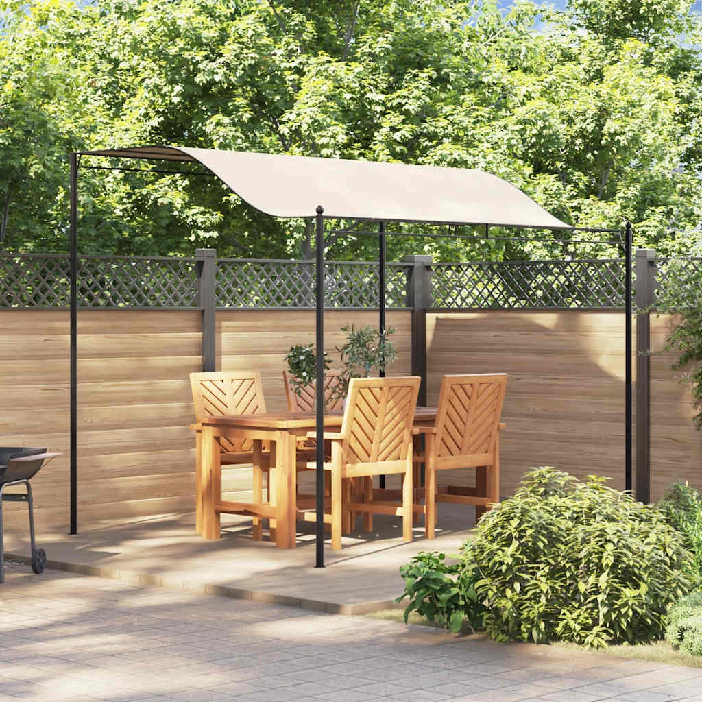 Gazebo in Tessuto Bianco Crema - homemem39