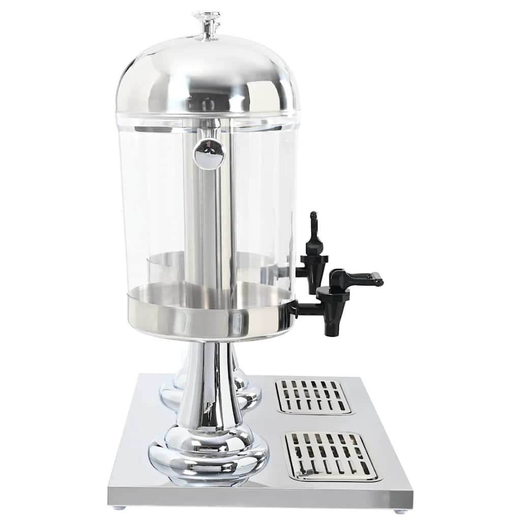 Doppio Distributore di Succhi di Frutta e Bibite Acciaio Inossidabile 2 x 8 L - homemem39