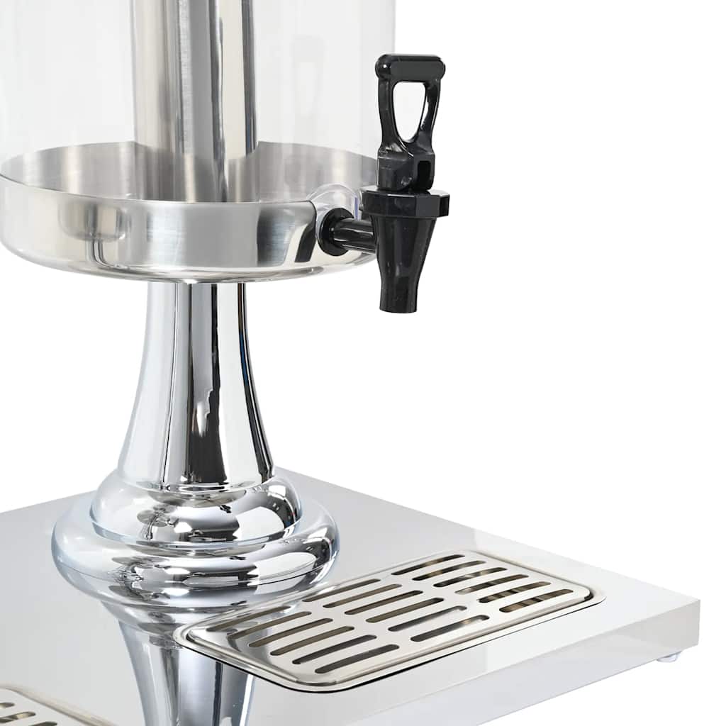 Doppio Distributore di Succhi di Frutta e Bibite Acciaio Inossidabile 2 x 8 L - homemem39