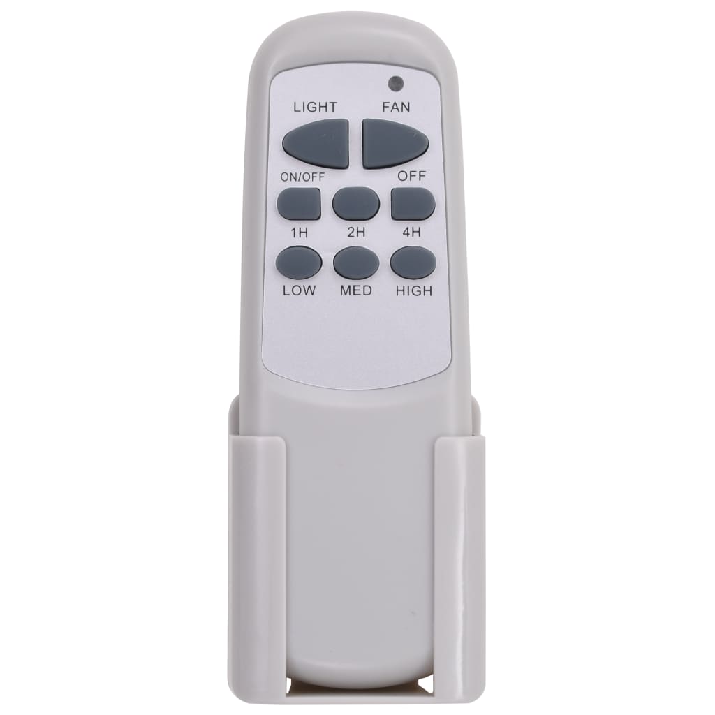 Ventilatore da Soffitto Decorato con Luce 128 cm Bianco - homemem39