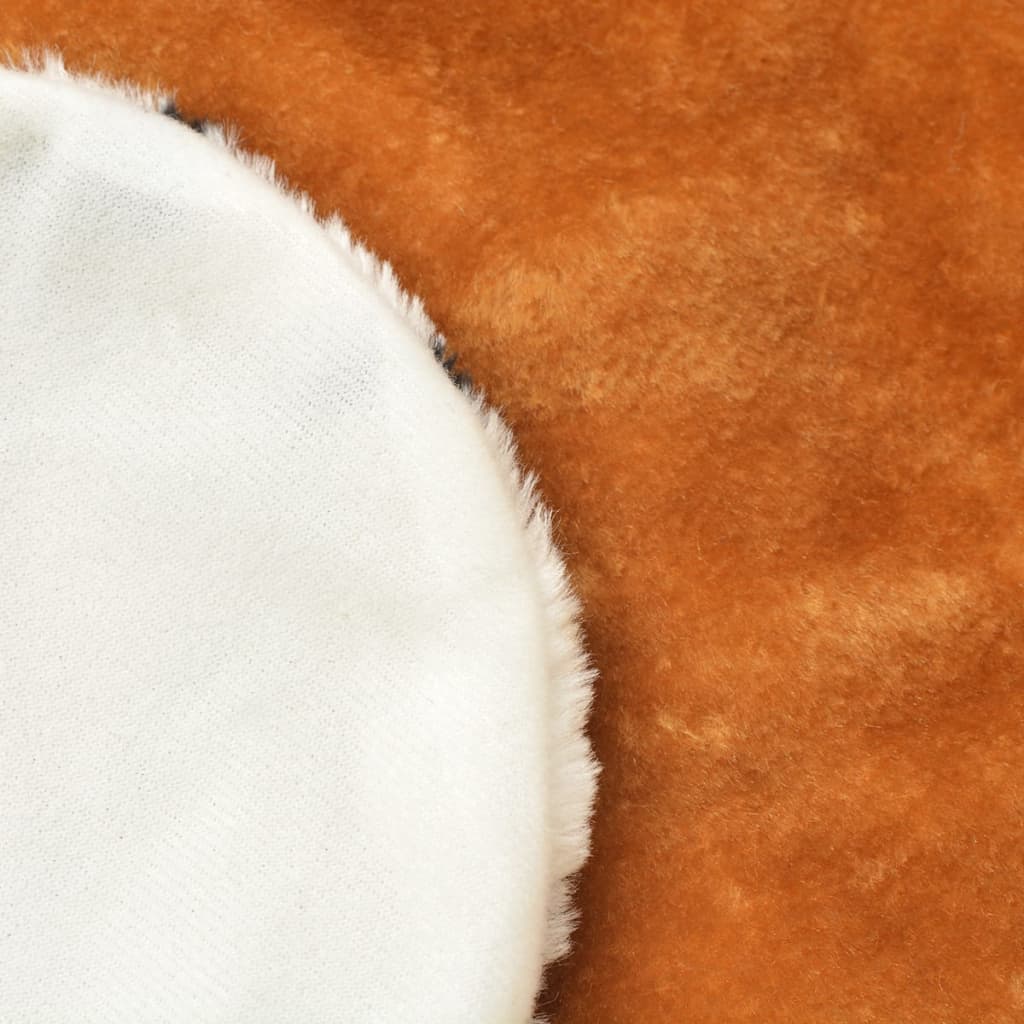 Tappeto di Peluche a Forma di Leone 205 cm Marrone - homemem39