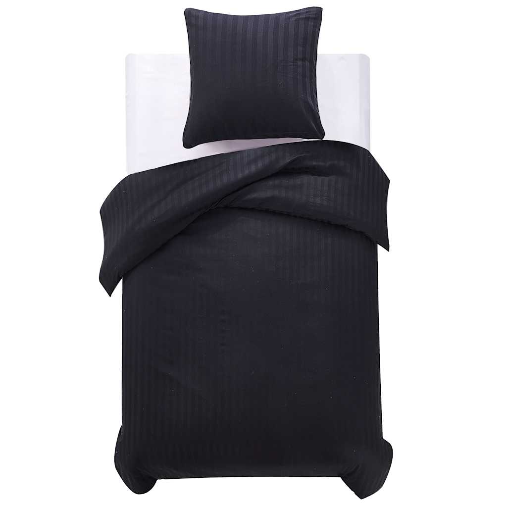 Copertura per Duvet 155 x 220 cm Satin di Cotone e Strisce