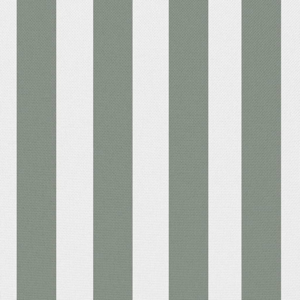 Cuscini da Esterno 2 pz Stampa a Righe 45x45 cm Grigi - homemem39