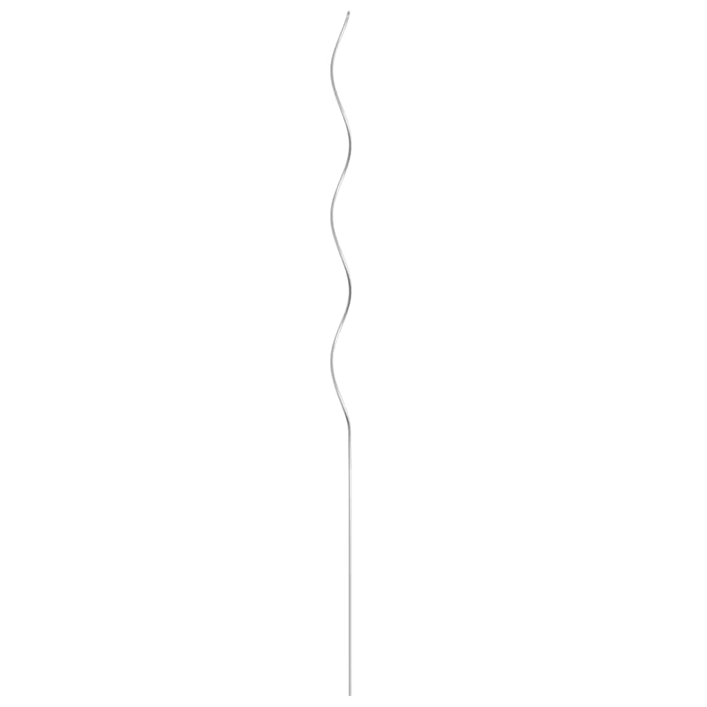 50 pz Supporti a Spirale per Piante 110 cm in Acciaio Zincato - homemem39