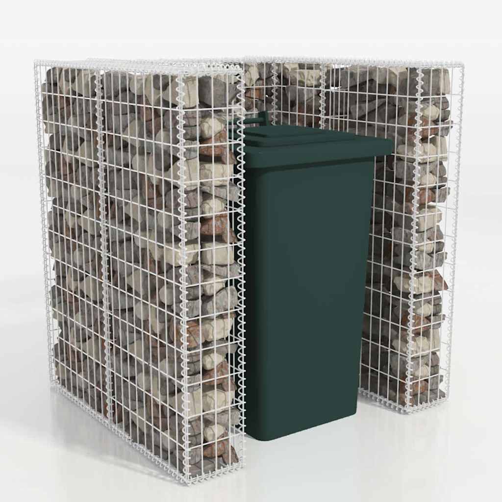 Gabbione in Rete in Acciaio per 1 Cassonetto 110x100x120 cm - homemem39