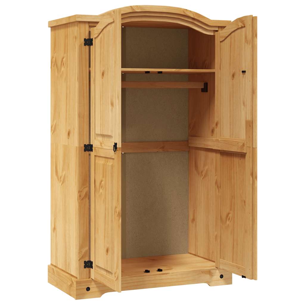 vidaXL Armadio in Legno di Pino Messicano Corona Range 2 Ante - homemem39