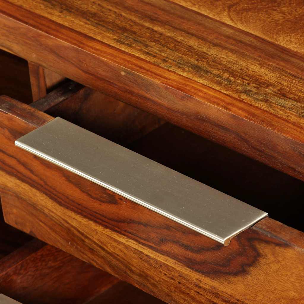 Mobile Porta TV Legno Massello di Acacia 120x30x30 cm