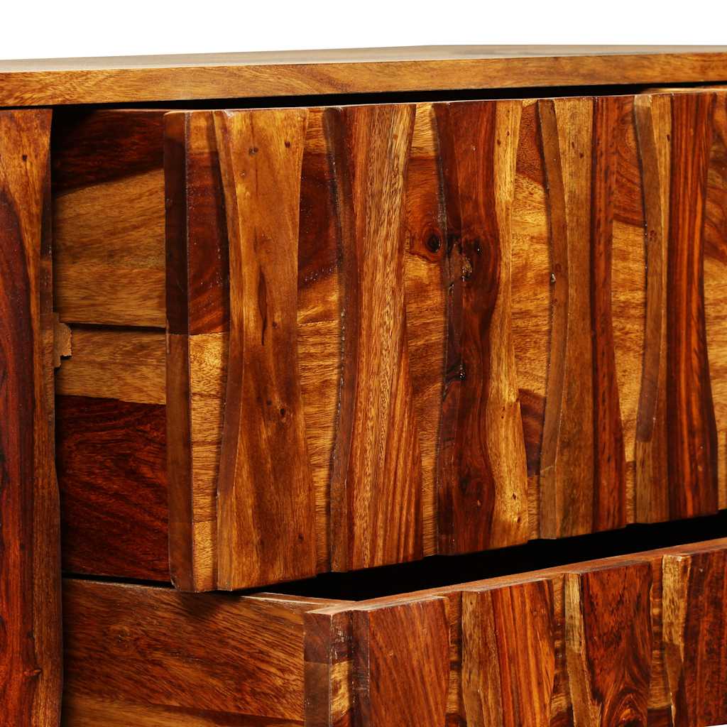 Credenza in Legno Massello di Acacia 160x45x70 cm - homemem39