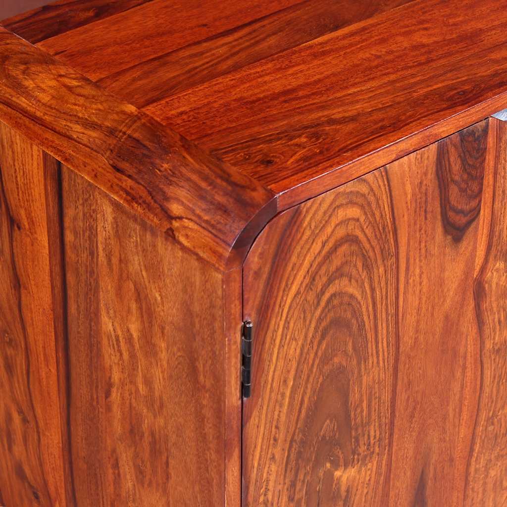 Credenza in Legno Massello di Acacia 75x35x60 cm - homemem39
