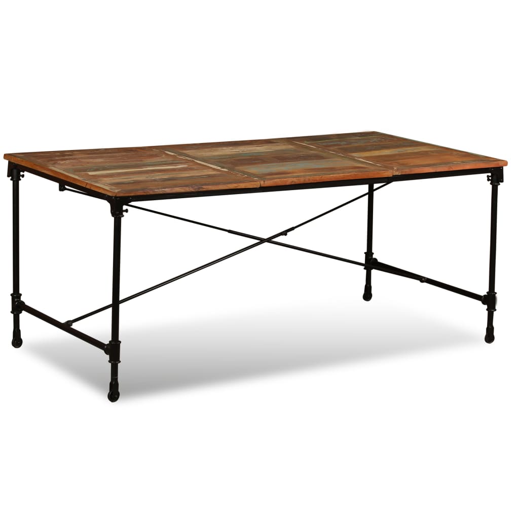 Tavolo da Pranzo in Legno Massello di Recupero 180 cm | homemem39