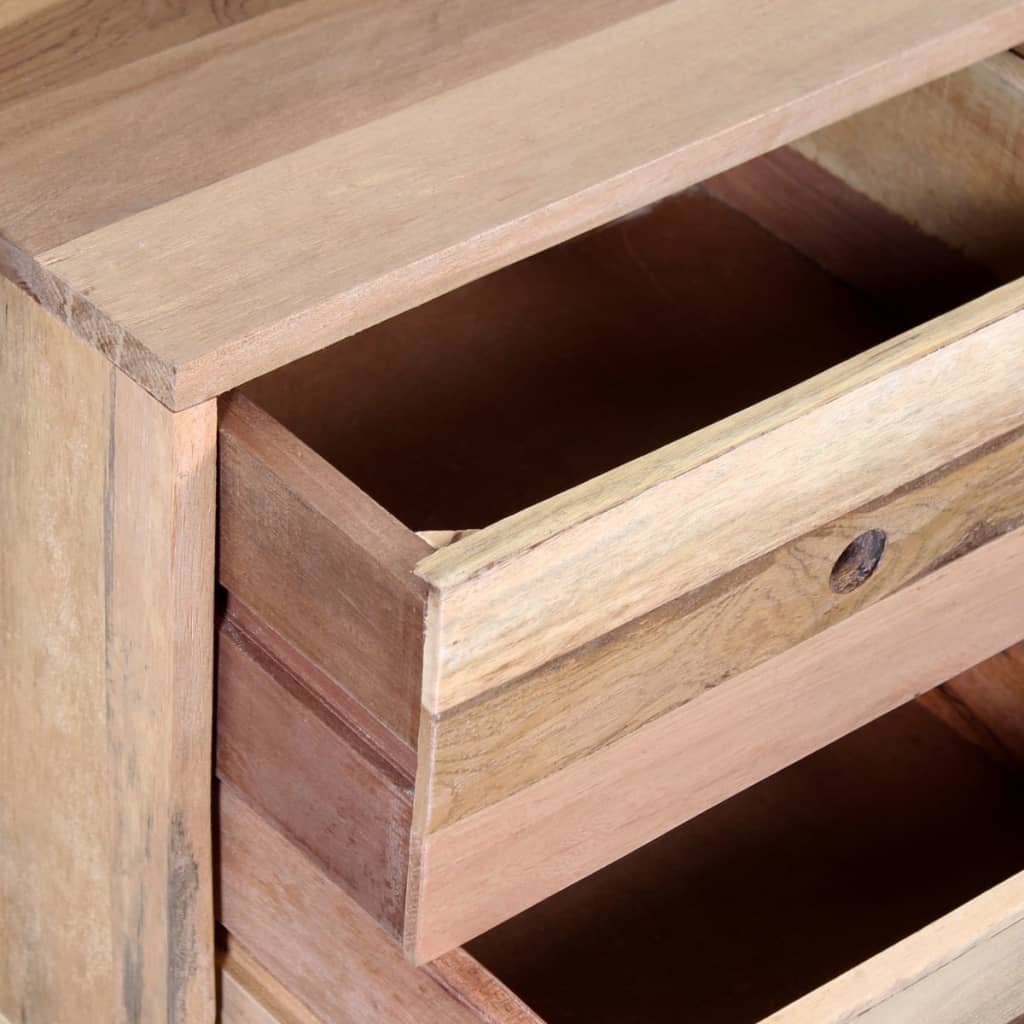 Comodino in Legno Massello di Recupero - homemem39