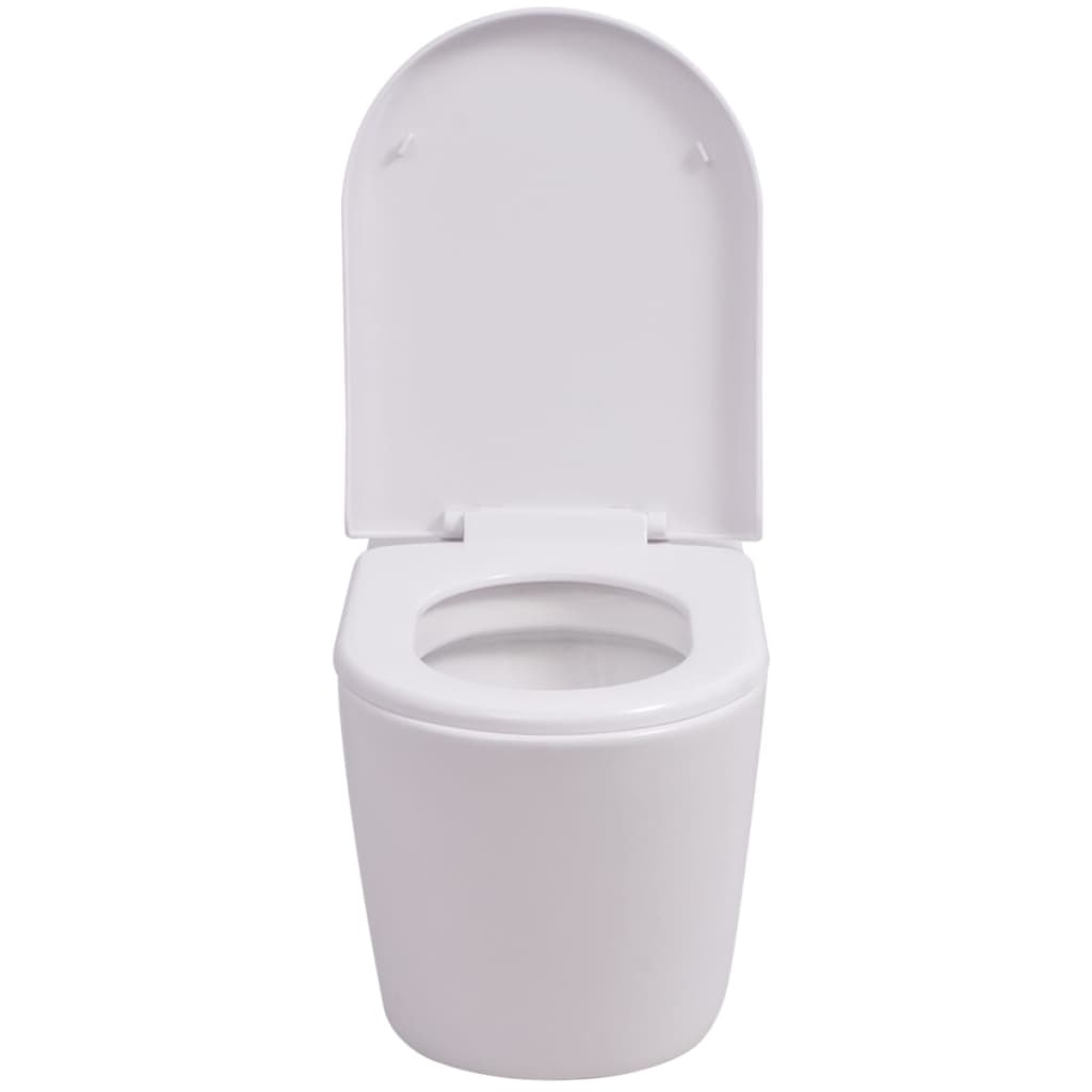 WC Sospeso in Ceramica Bianca - homemem39