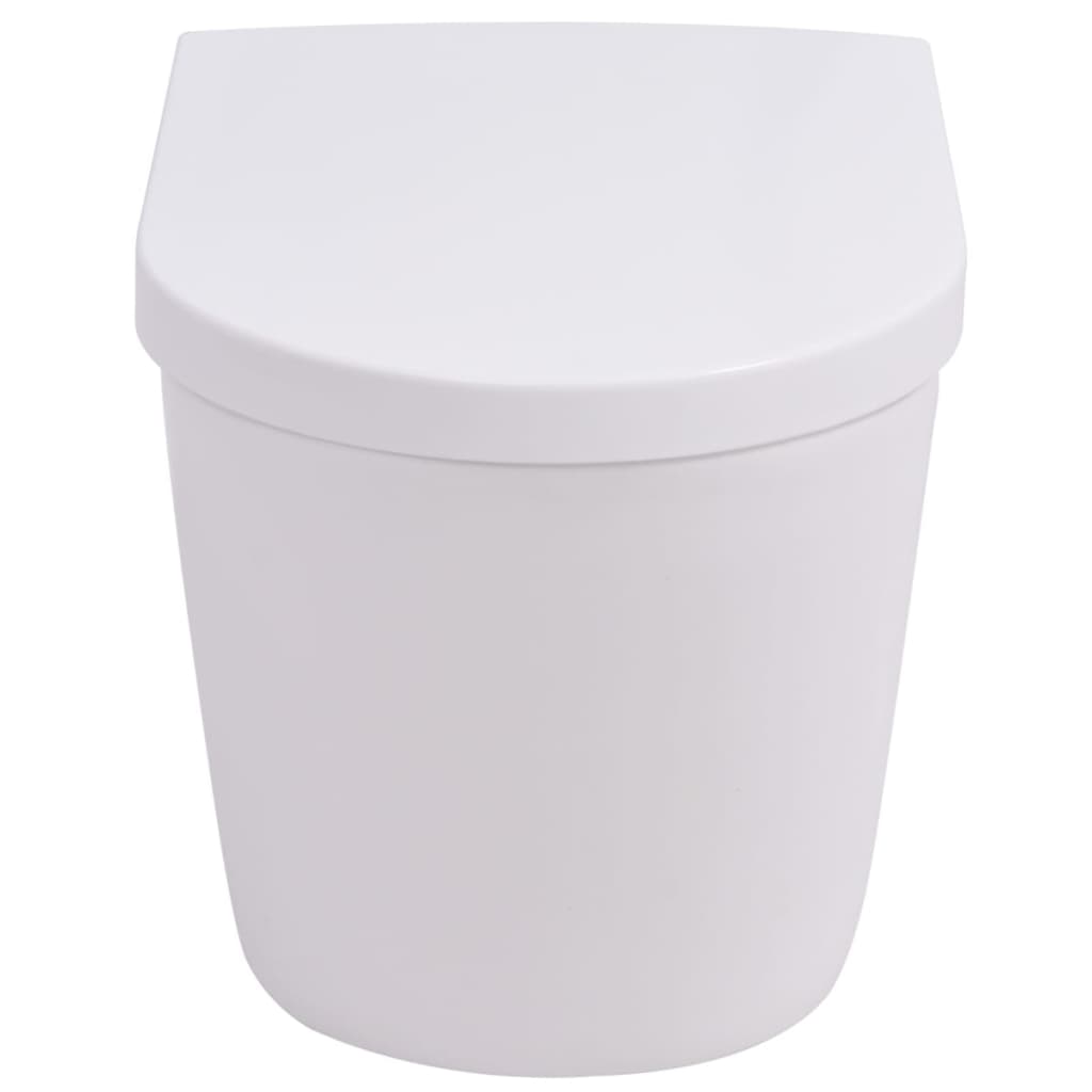 WC Sospeso in Ceramica Bianca - homemem39