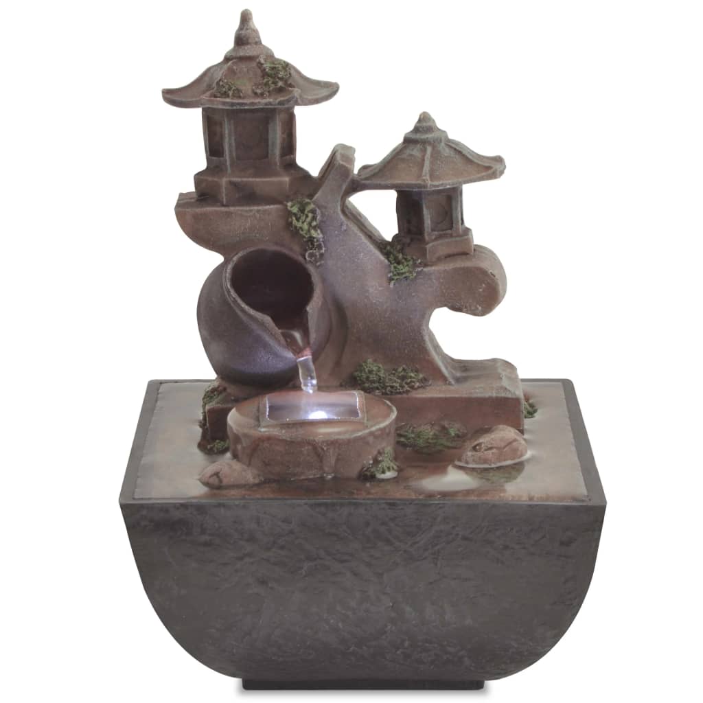 Fontana da Interni con Luce a LED in Poliresina - homemem39