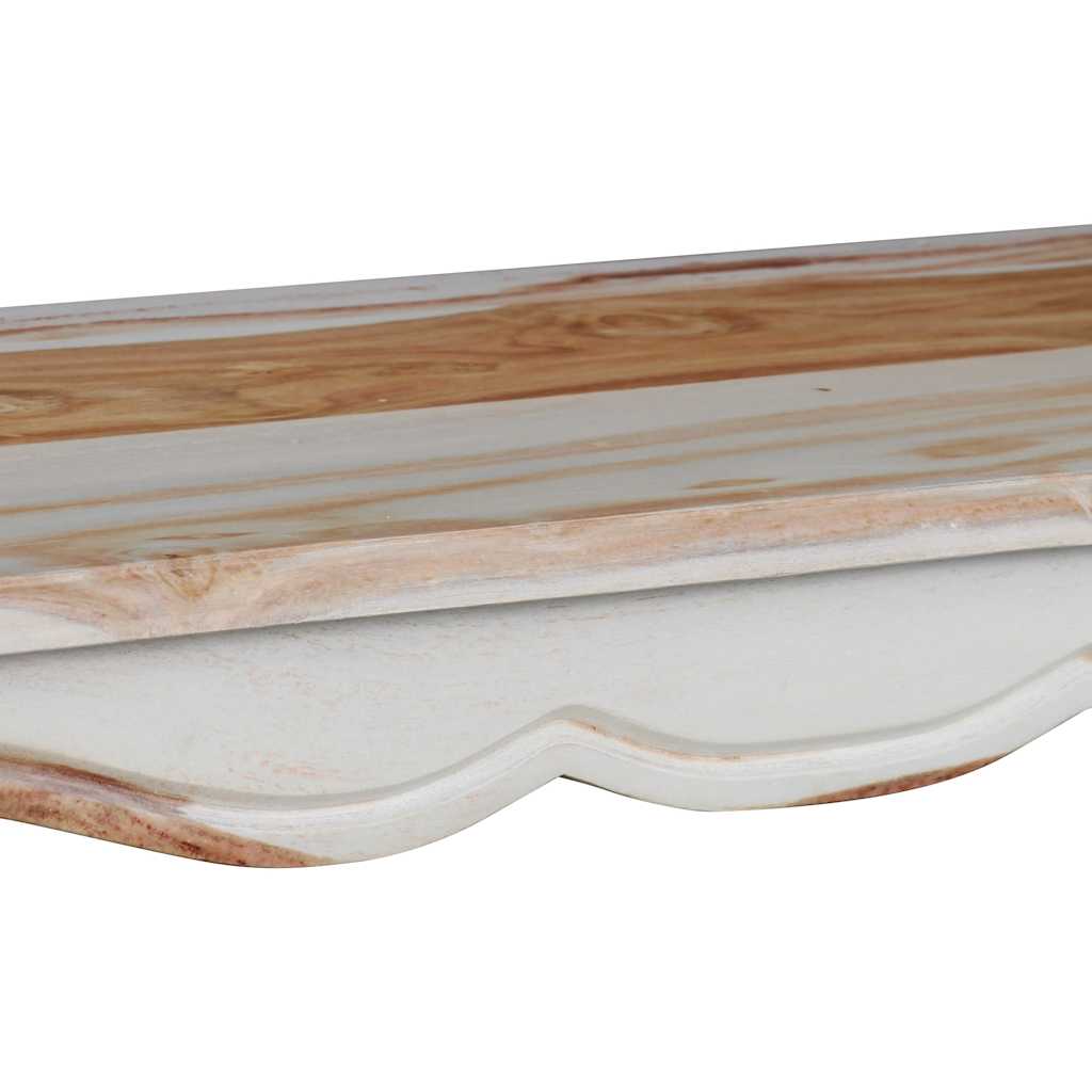 Tavolo Consolle in Legno Massello di Acacia 110x40x76 cm - homemem39