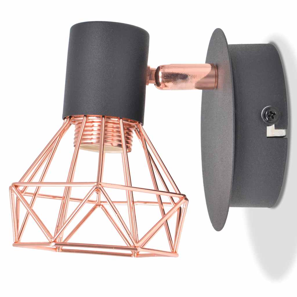 Applique 2 pz con 2 Lampadine a LED a Incandescenza 8 W - homemem39