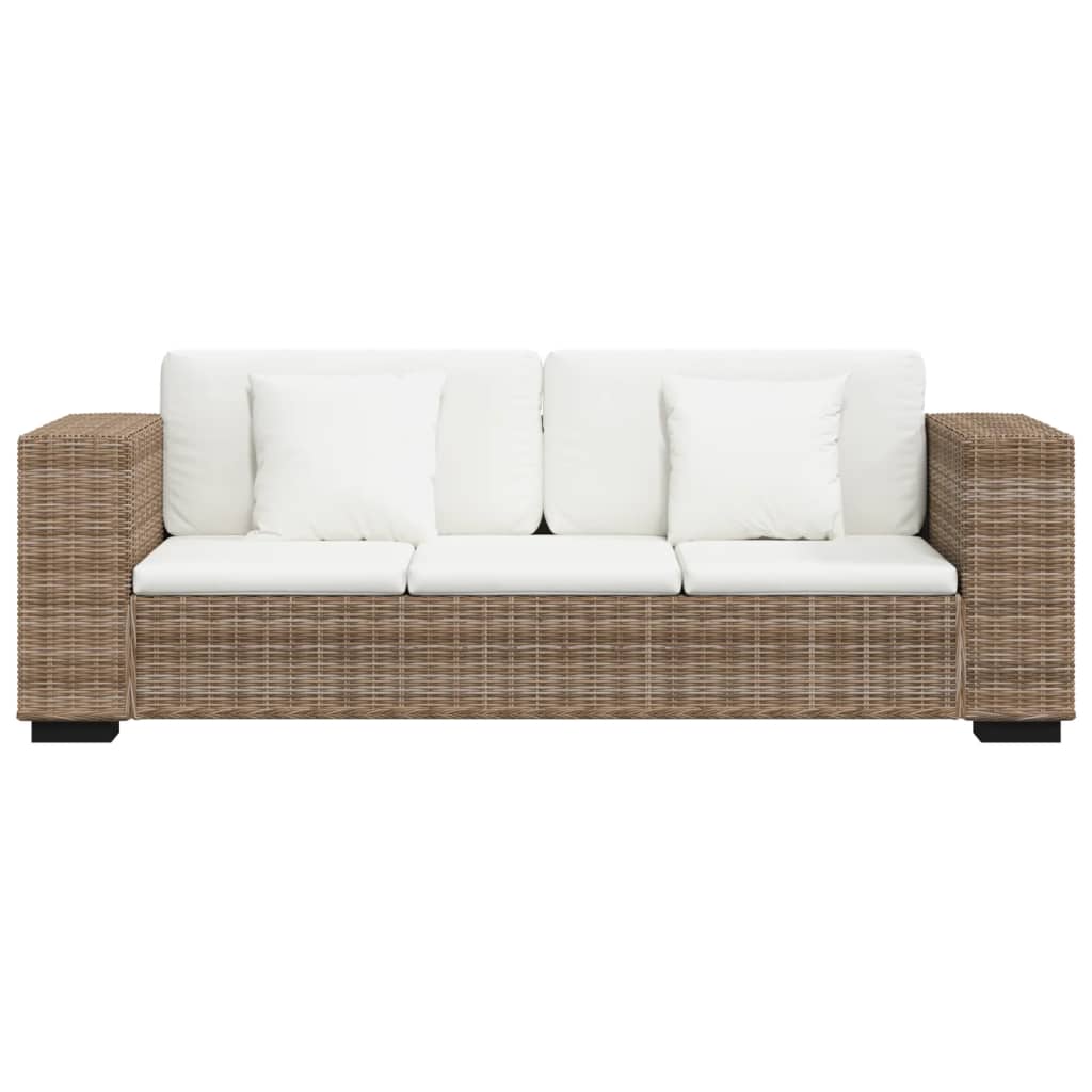 Set Divani a 2 Posti e 3 Posti in Vero Rattan - homemem39