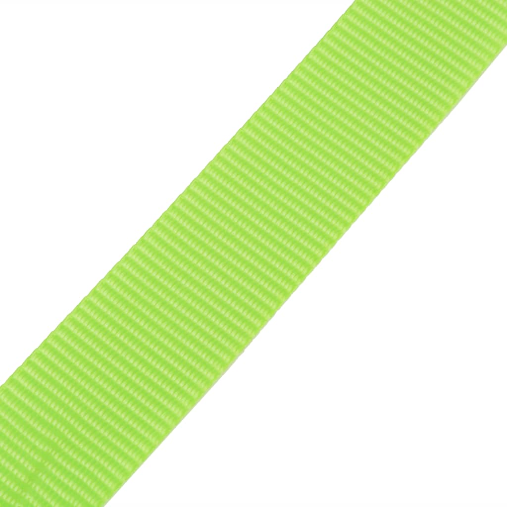 Cinghie 10 pz 0,25 Tonnellate 5mx25 mm Verde Fluo | homemem39