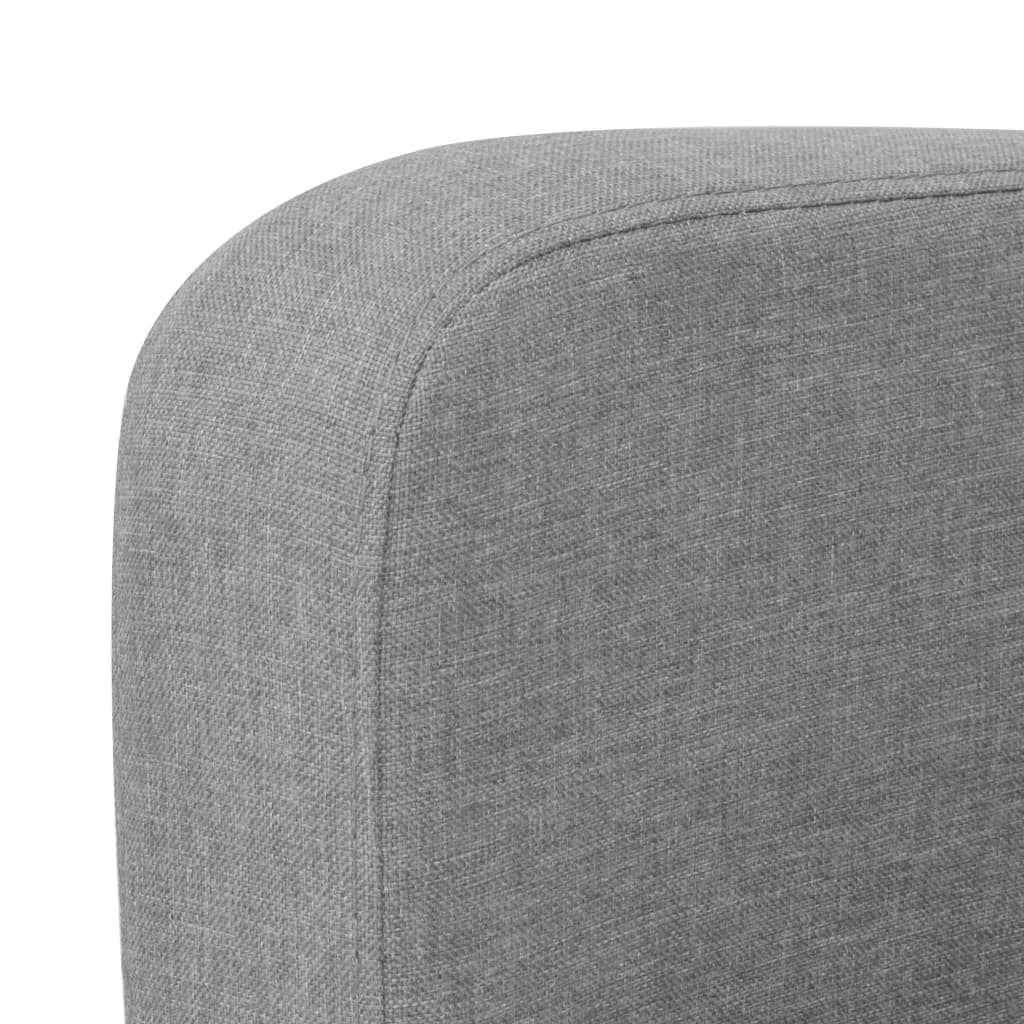 Divano a 3 Posti 180x65x76 cm Grigio Chiaro | homemem39