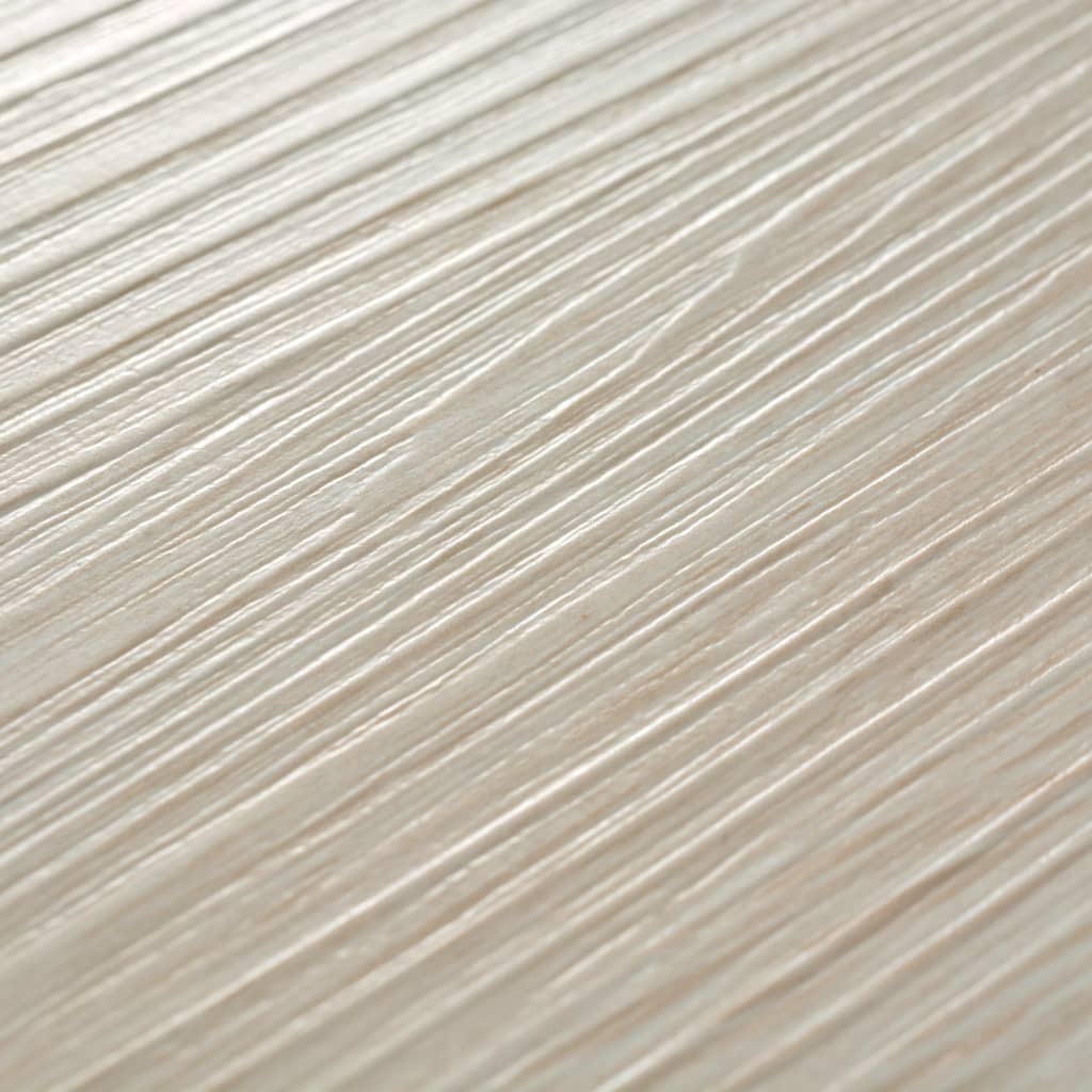 Listoni Pavimenti Non Autoadesivi PVC 5,26m² 2mm Rovere Bianco - homemem39