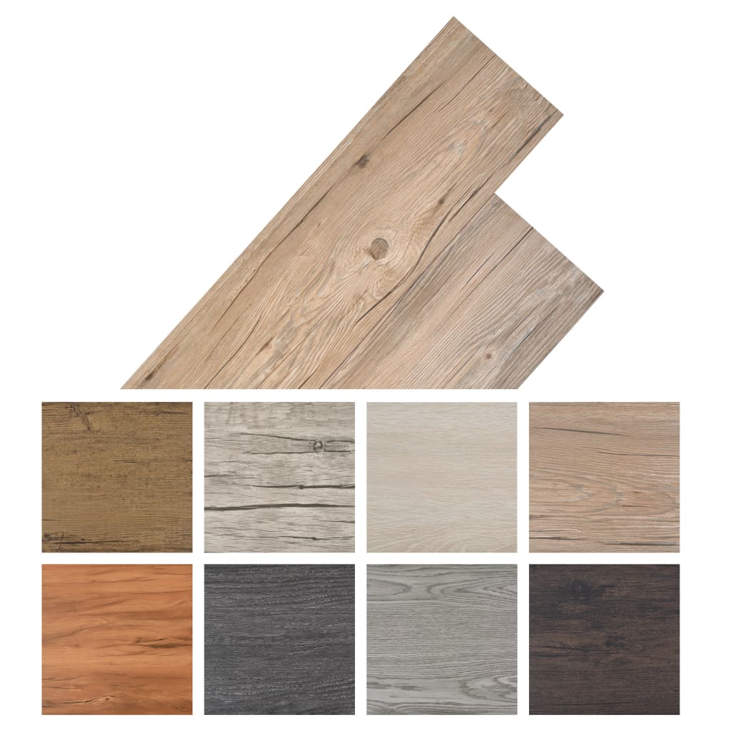 Listoni Pavimenti Non Autoadesivi 5,26m² 2mm Rovere Marrone - homemem39