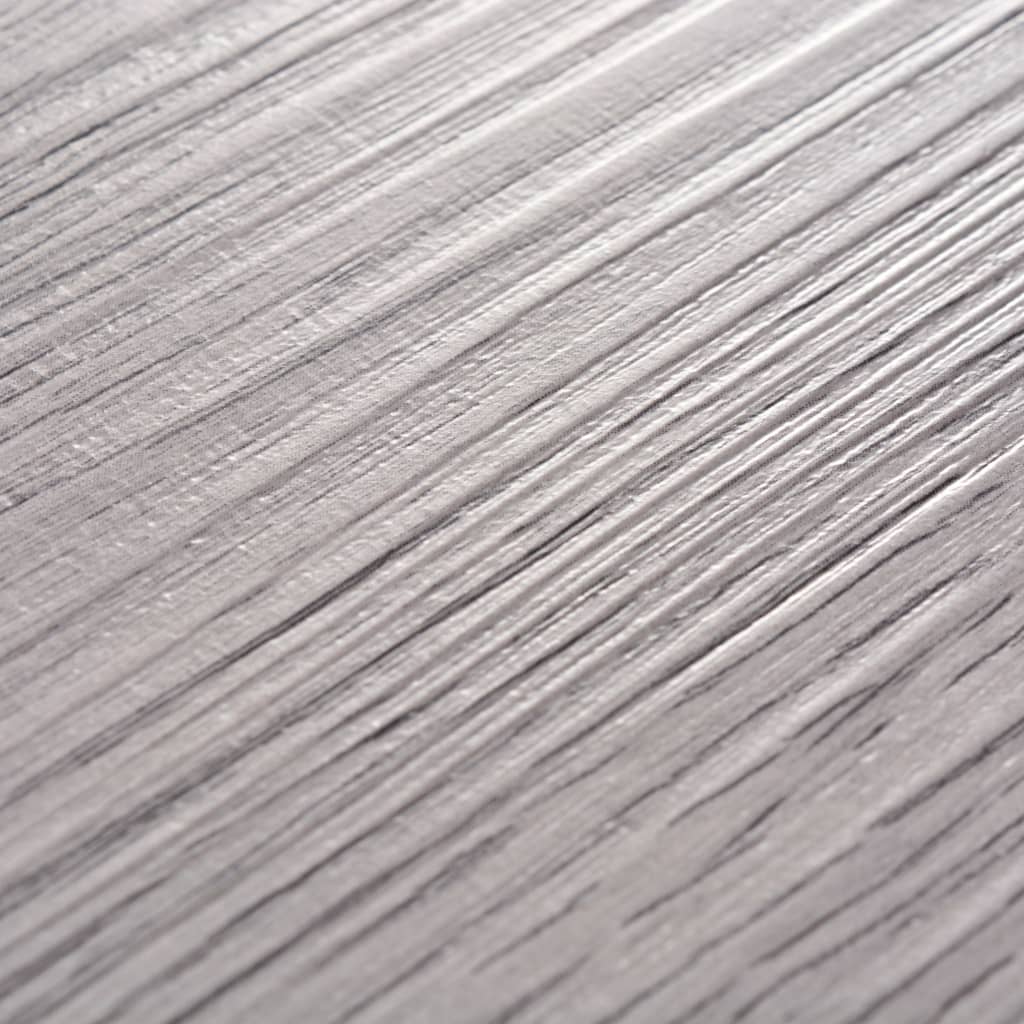 Listoni Pavimenti Non Autoadesivi PVC 5,26m² 2mm Grigio Scuro - homemem39
