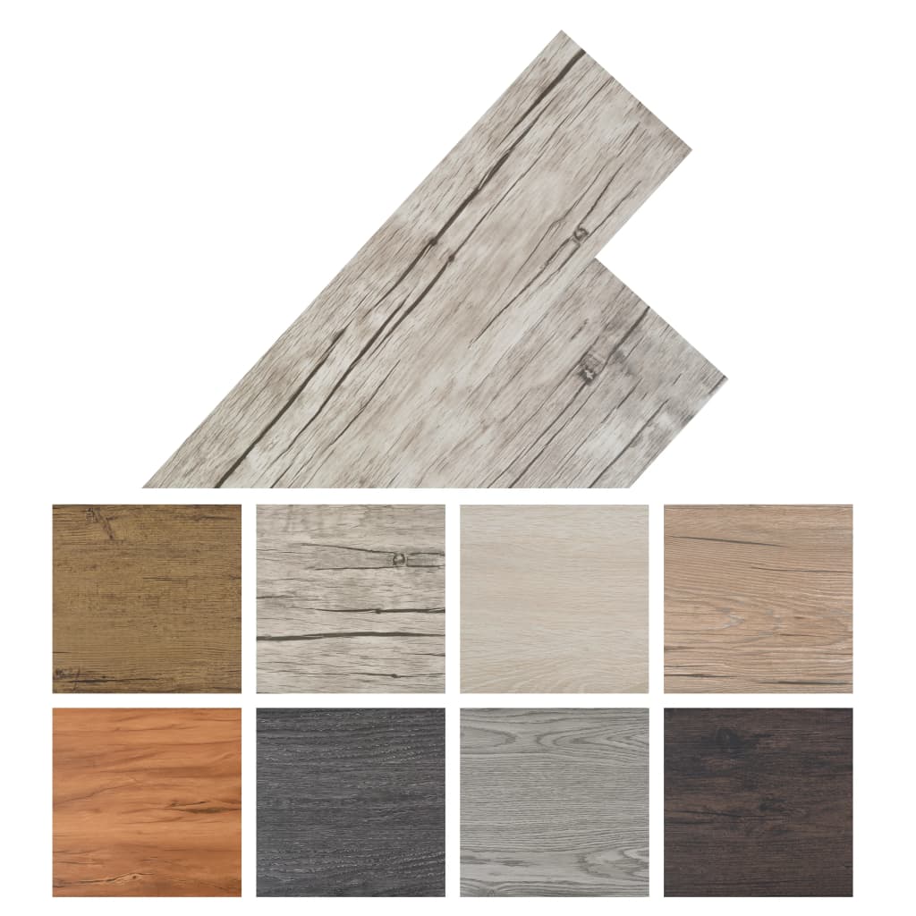 Listoni Pavimentazione Autoadesivi PVC 5,02 m² 2 mm Rovere - homemem39