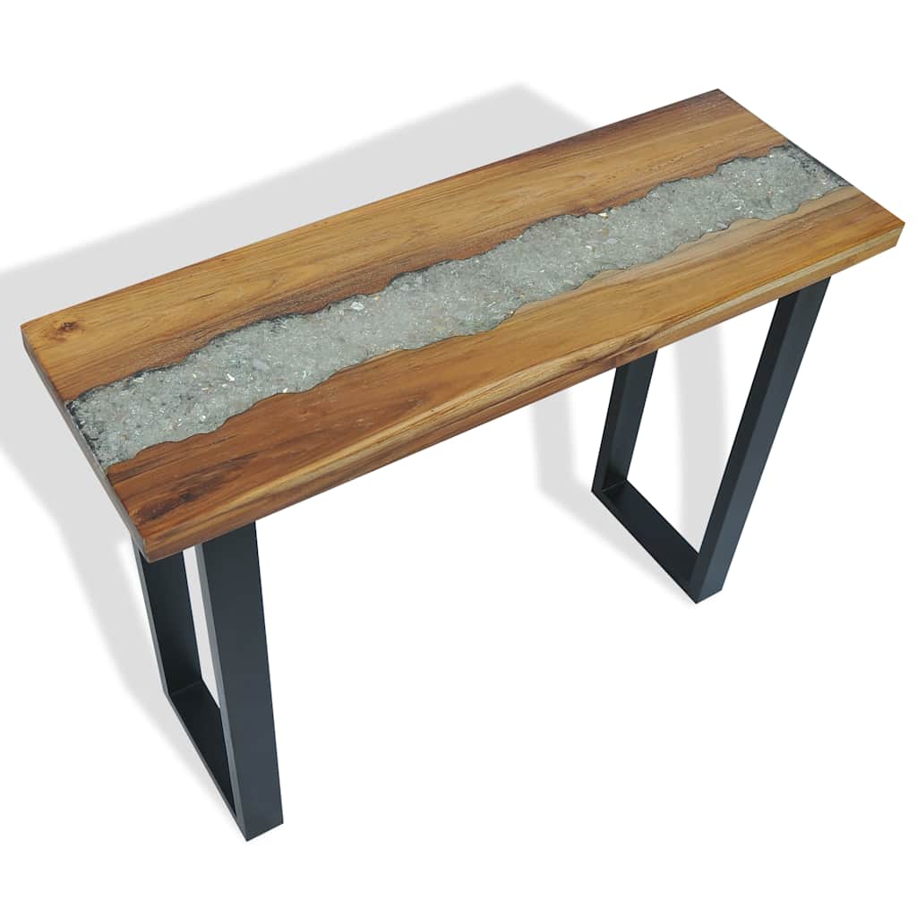 Tavolo Consolle in Teak 100x35x75 cm | homemem39